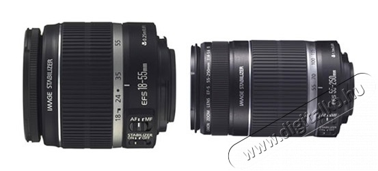 CANON EOS 500D + 18-55mm IS + 55-250mm IS Kit F&eacute;nyk&eacute;pezőg&eacute;p / kamera - DSLR t&uuml;k&ouml;rreflexes f&eacute;nyk&eacute;pezőg&eacute;p - 252215