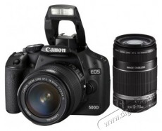 CANON EOS 500D + 18-55mm IS + 55-250mm IS Kit F&eacute;nyk&eacute;pezőg&eacute;p / kamera - DSLR t&uuml;k&ouml;rreflexes f&eacute;nyk&eacute;pezőg&eacute;p - 252215