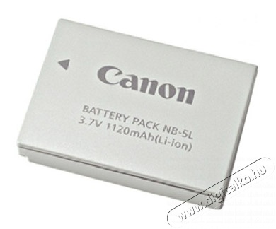 CANON NB-5L Li-ion akkumulátor (1120mAh) Akkuk és töltők - Li-ion akkumulátor és töltő (gyári) - Akku - 255987