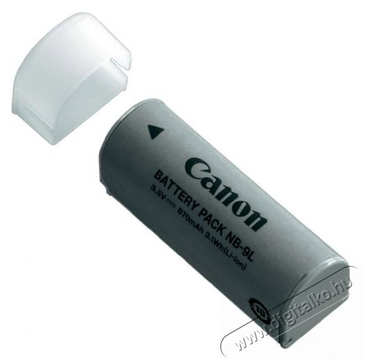 CANON NB-9L Li-ion akkumulátor (870mAh) Akkuk és töltők - Li-ion akkumulátor és töltő (gyári) - Akku - 253613