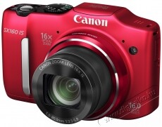 CANON PowerShot SX160 IS vörös Fényképezőgép / kamera - Ultrazoom fényképezőgép - Kompakt méretű - 256169