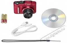 CANON PowerShot SX160 IS vörös Fényképezőgép / kamera - Ultrazoom fényképezőgép - Kompakt méretű - 256169