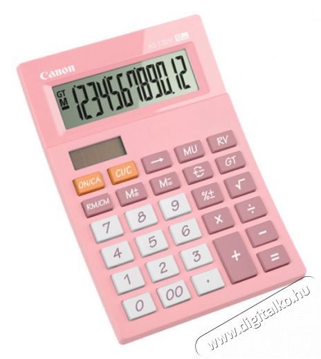 CANON AS-120V-PK asztali mini számológép - pink Iroda és számítástechnika - Számológép - Irodai - 308567