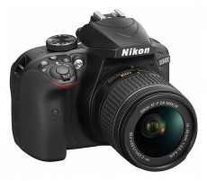 Nikon D3400 + 18-55mm AF-P VR Kit - fekete (3 év garancia!) + Nikon táska + 16GB SDHC Fényképezőgép / kamera - DSLR tükörreflexes fényképezőgép - 332145