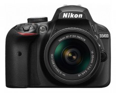 Nikon D3400 + 18-55mm AF-P VR Kit - fekete (3 év garancia!) + Nikon táska + 16GB SDHC Fényképezőgép / kamera - DSLR tükörreflexes fényképezőgép - 332145