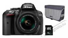 Nikon D5300 + 18-55mm AF-P VR Kit (3 év garancia!) + Nikon táska + 16GB SDHC Fényképezőgép / kamera - DSLR tükörreflexes fényképezőgép - 322323