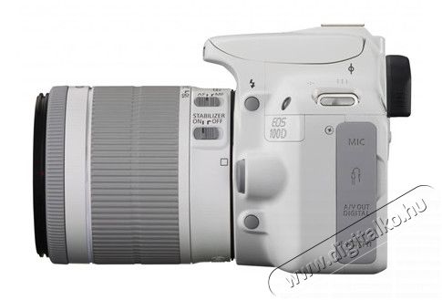 CANON EOS 100D + 18-55mm IS STM - fehér Fényképezőgép / kamera - DSLR tükörreflexes fényképezőgép - 303195