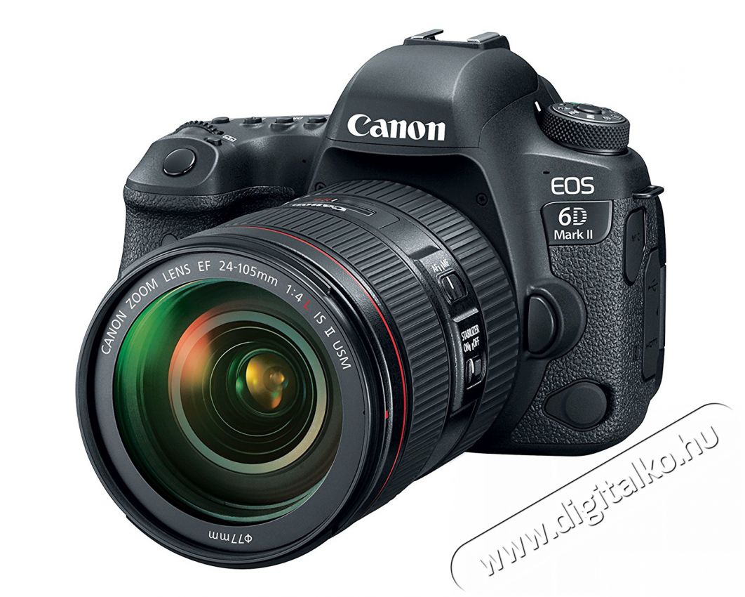 CANON EOS 6D Mark II + 24-105mm IS USM II Kit Fényképezőgép / kamera - DSLR tükörreflexes fényképezőgép - 345118