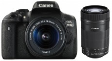 CANON EOS 750D + 18-55mm IS STM + 55-250mm IS STM Kit Fényképezőgép / kamera - DSLR tükörreflexes fényképezőgép - 307774
