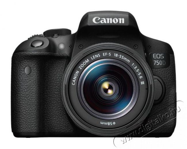 CANON EOS 750D + EF-S 18-55mm f/3.5-5.6 DC III kit Fényképezőgép / kamera - DSLR tükörreflexes fényképezőgép - 325235
