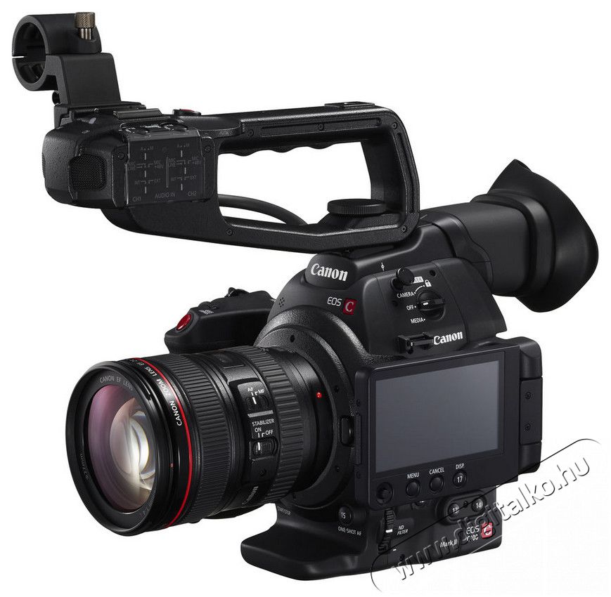 CANON EOS C 100 Mark II professzionális videokamera + EF 24-105mm objektív Fényképezőgép / kamera - Memóriakártyás videokamera - Professzionális - 297665