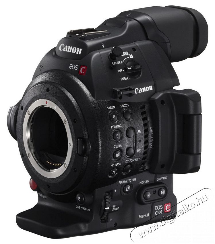 CANON EOS C 100 Mark II professzionális videokamera + EF 24-105mm objektív Fényképezőgép / kamera - Memóriakártyás videokamera - Professzionális - 297665