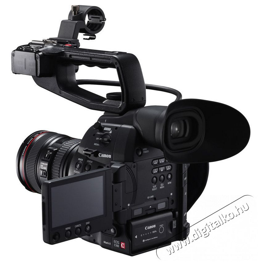 CANON EOS C 100 Mark II professzionális videokamera + EF 24-105mm objektív Fényképezőgép / kamera - Memóriakártyás videokamera - Professzionális - 297665