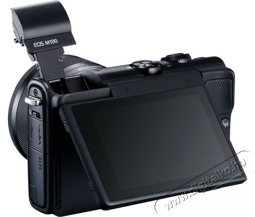 CANON EOS M100 + 15-45mm + 22mm Kit fekete F&eacute;nyk&eacute;pezőg&eacute;p / kamera - MILC cser&eacute;lhető objekt&iacute;ves kompakt f&eacute;nyk&eacute;pezőg&eacute;p - 340326