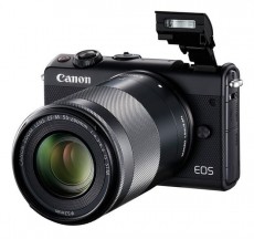 CANON EOS M100 + 15-45mm + 55-200mm digit&aacute;lis f&eacute;nyk&eacute;pezőg&eacute;p - fekete F&eacute;nyk&eacute;pezőg&eacute;p / kamera - Kompakt f&eacute;nyk&eacute;pezőg&eacute;p - Norm&aacute;l tud&aacute;s&uacute; kompakt - 334635