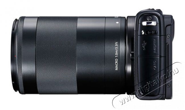 CANON EOS M100 + 15-45mm + 55-200mm digit&aacute;lis f&eacute;nyk&eacute;pezőg&eacute;p - fekete F&eacute;nyk&eacute;pezőg&eacute;p / kamera - Kompakt f&eacute;nyk&eacute;pezőg&eacute;p - Norm&aacute;l tud&aacute;s&uacute; kompakt - 334635