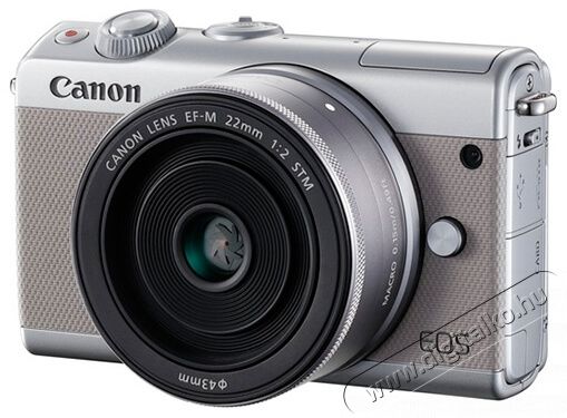 CANON EOS M100 + 15-45mm Kit sz&uuml;rke F&eacute;nyk&eacute;pezőg&eacute;p / kamera - Kompakt f&eacute;nyk&eacute;pezőg&eacute;p - Norm&aacute;l tud&aacute;s&uacute; kompakt - 337744