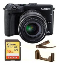 CANON EOS M3 + 18-55mm IS STM Premium kit (EH27-CJ tok + EM-E2 nyakpánt + 16GB SD kártya) Fényképezőgép / kamera - MILC cserélhető objektíves kompakt fényképezőgép - 285026
