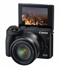 CANON EOS M3 + 18-55mm IS STM + EFV Viewfinder Kit - fekete Fényképezőgép / kamera - MILC cserélhető objektíves kompakt fényképezőgép - 288858