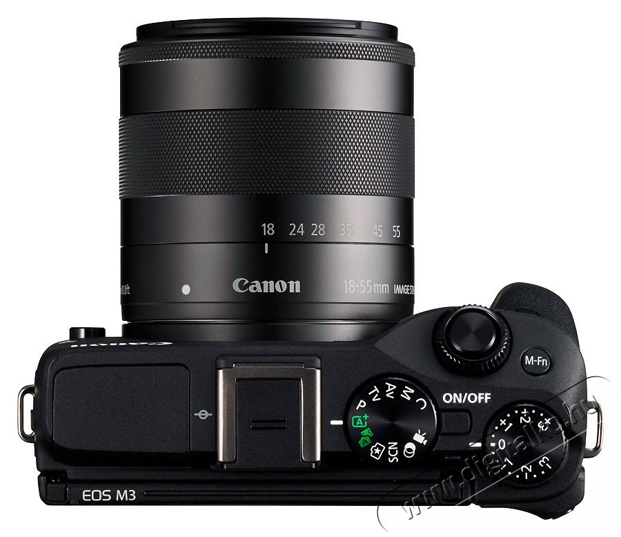 CANON EOS M3 + 18-55mm EF-M IS STM Kit Fényképezőgép / kamera - MILC cserélhető objektíves kompakt fényképezőgép - 285018