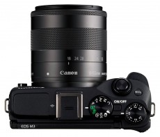 CANON EOS M3 + 18-55mm EF-M IS STM Kit Fényképezőgép / kamera - MILC cserélhető objektíves kompakt fényképezőgép - 285018