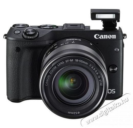 CANON EOS M3 + 18-55mm IS STM Premium kit (EH27-CJ tok + EM-E2 nyakpánt + 16GB SD kártya) Fényképezőgép / kamera - MILC cserélhető objektíves kompakt fényképezőgép - 285026