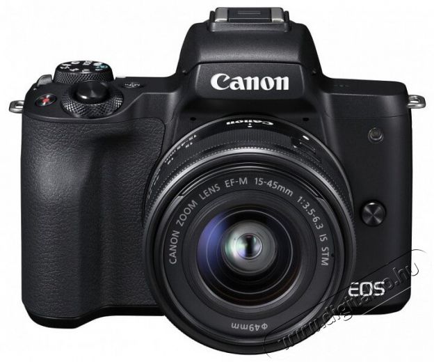 CANON EOS M50 EF-M 15-45mm EF 50mm f/1.8 adapter Kit fekete F&eacute;nyk&eacute;pezőg&eacute;p / kamera - Kompakt f&eacute;nyk&eacute;pezőg&eacute;p - F&eacute;lprofi tud&aacute;s&uacute; kompakt - 337746