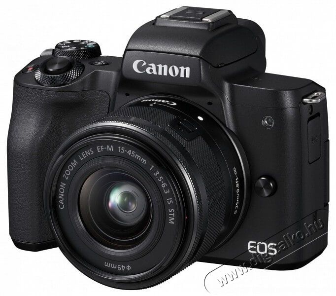 CANON EOS M50 EF-M 15-45mm EF 50mm f/1.8 adapter Kit fekete F&eacute;nyk&eacute;pezőg&eacute;p / kamera - Kompakt f&eacute;nyk&eacute;pezőg&eacute;p - F&eacute;lprofi tud&aacute;s&uacute; kompakt - 337746