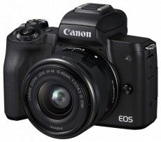CANON EOS M50 EF-M 15-45mm EF 50mm f/1.8 adapter Kit fekete F&eacute;nyk&eacute;pezőg&eacute;p / kamera - Kompakt f&eacute;nyk&eacute;pezőg&eacute;p - F&eacute;lprofi tud&aacute;s&uacute; kompakt - 337746