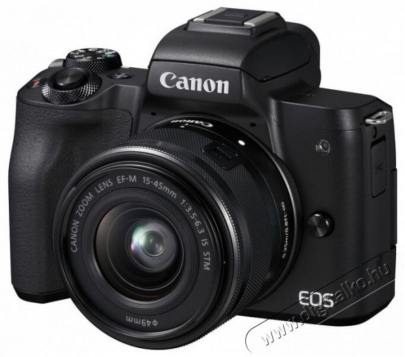 CANON EOS M50 EF-M 15-45mm EF 50mm f/1.8 adapter Kit fekete F&eacute;nyk&eacute;pezőg&eacute;p / kamera - Kompakt f&eacute;nyk&eacute;pezőg&eacute;p - F&eacute;lprofi tud&aacute;s&uacute; kompakt - 337746
