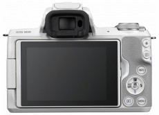 CANON EOS M50 + EF-M 15-45mm Kit feh&eacute;r F&eacute;nyk&eacute;pezőg&eacute;p / kamera - MILC cser&eacute;lhető objekt&iacute;ves kompakt f&eacute;nyk&eacute;pezőg&eacute;p - 337747