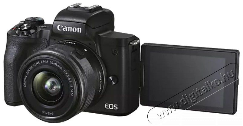 CANON EOS M50 Mark II + EF-M 15-45mm f/3.5-6.3 IS STM Kit F&eacute;nyk&eacute;pezőg&eacute;p / kamera - MILC cser&eacute;lhető objekt&iacute;ves kompakt f&eacute;nyk&eacute;pezőg&eacute;p - 370273