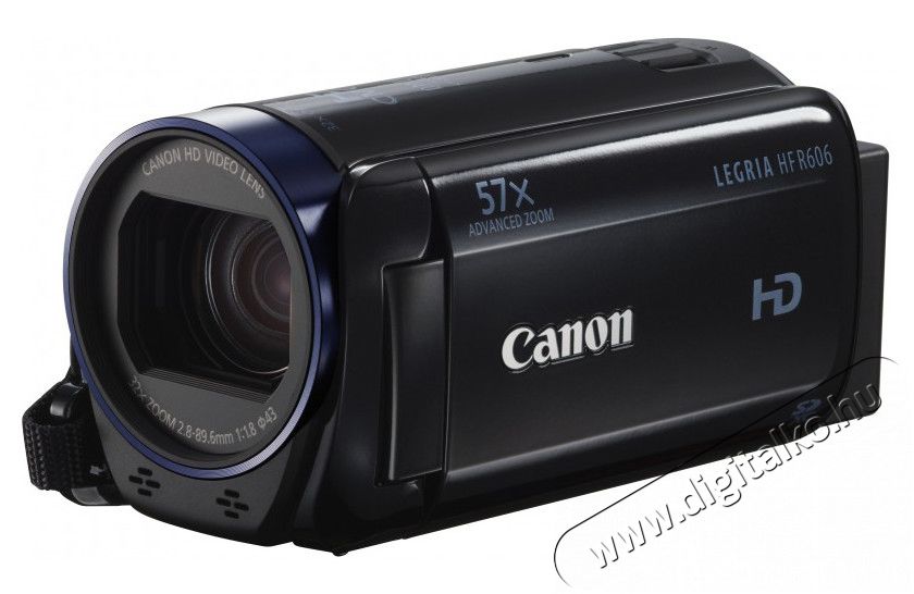 CANON Legria HF R606 Premium Kit (HFR táska + FS 2010 tok + 4GB kártya) - fekete Fényképezőgép / kamera - Memóriakártyás videokamera - Kompakt - 285035