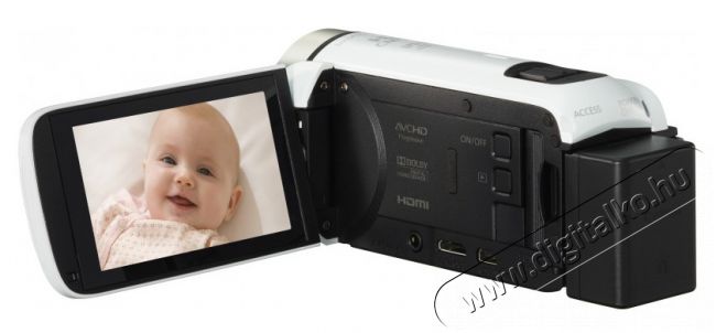 CANON Legria HF R606 + FlashAir 4CE kit - fehér Fényképezőgép / kamera - Memóriakártyás videokamera - Kompakt - 288860
