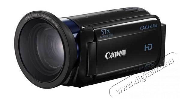 CANON HF R68 videokamera + WA-H43 széles látószögű objektív Fényképezőgép / kamera - Memóriakártyás videokamera - Kompakt - 282055