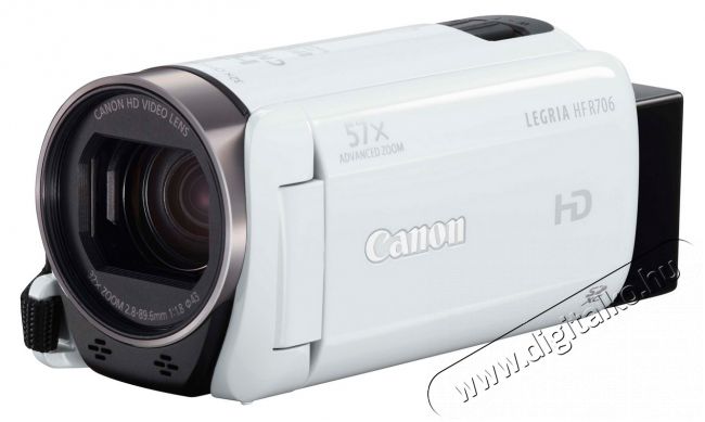 CANON Legria HF R706 videokamera - fehér Fényképezőgép / kamera - Memóriakártyás videokamera - Kompakt - 296768