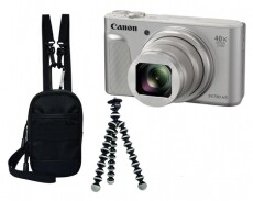 CANON PowerShot SX730 HS Travel Kit digitális fényképezőgép - ezüst Fényképezőgép / kamera - Ultrazoom fényképezőgép - Kompakt méretű - 354264