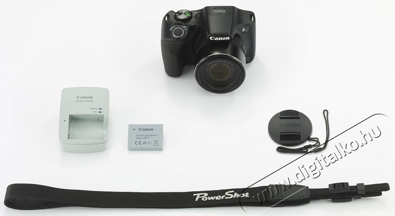 CANON PowerShot SX520 HS - fekete F&eacute;nyk&eacute;pezőg&eacute;p / kamera - Ultrazoom f&eacute;nyk&eacute;pezőg&eacute;p - K&ouml;zepes m&eacute;retű - 279143