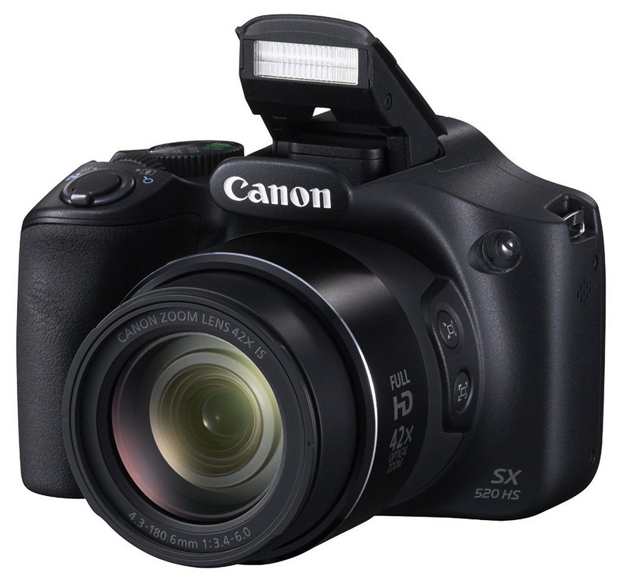 CANON PowerShot SX520 HS - fekete F&eacute;nyk&eacute;pezőg&eacute;p / kamera - Ultrazoom f&eacute;nyk&eacute;pezőg&eacute;p - K&ouml;zepes m&eacute;retű - 279143