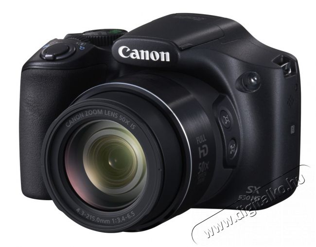 CANON PowerShot SX530 HS - fekete Fényképezőgép / kamera - Ultrazoom fényképezőgép - Közepes méretű - 282054