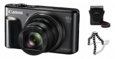 CANON PowerShot SX720 HS Travel Kit (DSC Gorillapod + DCC-2400 tok) - fekete Fényképezőgép / kamera - Ultrazoom fényképezőgép - Kompakt méretű - 303529