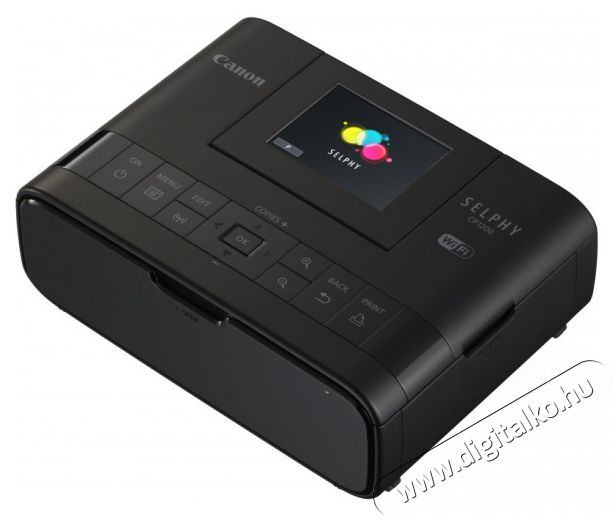 CANON Selphy CP1200 fotónyomtató - fekete + 54 RP fotópapír szett Fotó-Videó kiegészítők - Kisméretű fotónyomtató - Kisméretű fotónyomtató - 303524
