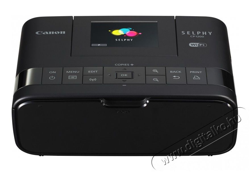 CANON Selphy CP1200 fotónyomtató - fekete + 54 RP fotópapír szett Fotó-Videó kiegészítők - Kisméretű fotónyomtató - Kisméretű fotónyomtató - 303524