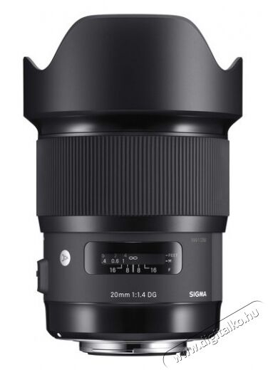 Sigma 20mm f/1,4 (A) DG HSM - Canon (3 év grancia!) Fotó-Videó kiegészítők - Objektív - Fix fókuszú objektív - 296819