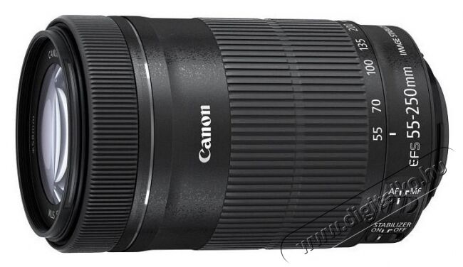 CANON 55-250mm f/4-5,6 EF-S IS STM objektív Fotó-Videó kiegészítők - Objektív - Zoom objektív - 273404