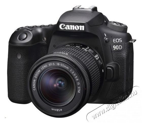 CANON EOS 90D + EF-S 18-55mm f/4-5.6 IS STM Fényképezőgép / kamera - DSLR tükörreflexes fényképezőgép - 360837