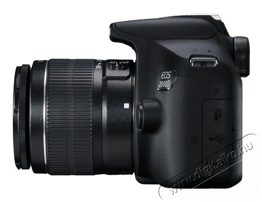 CANON EOS 2000D + 18-55mm f/3,5-5,6 EF-S DC III Digitális fényképezőgép Fényképezőgép / kamera - DSLR tükörreflexes fényképezőgép - 349748