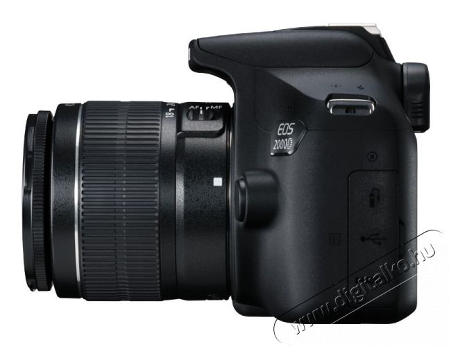 CANON EOS 2000D + 18-55mm f/3,5-5,6 EF-S DC III Digitális fényképezőgép Fényképezőgép / kamera - DSLR tükörreflexes fényképezőgép - 349748