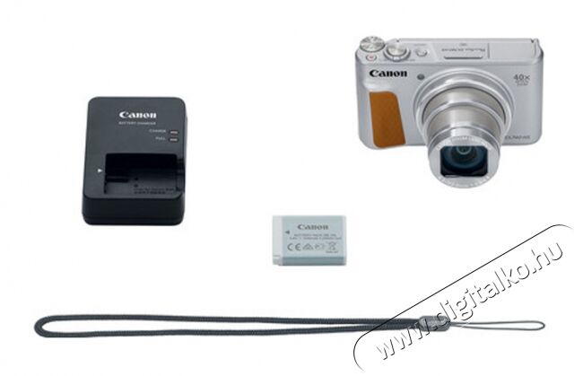 CANON PowerShot SX740 HS fényképzezőgép - Ezüst Fényképezőgép / kamera - Kompakt fényképezőgép - Félprofi tudású kompakt - 344060
