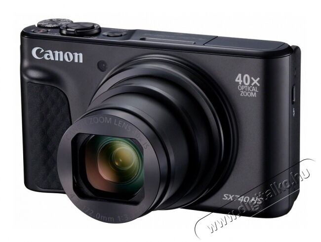 CANON PowerShot SX740 HS Fekete Fényképezőgép / kamera - Ultrazoom fényképezőgép - Kompakt méretű - 344061